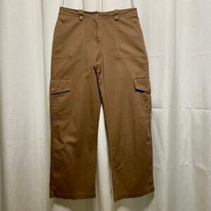 BW Sport Cargo Pants Womens 6P Mocha Brown Y2K Barncore Farmcore Indie Utility